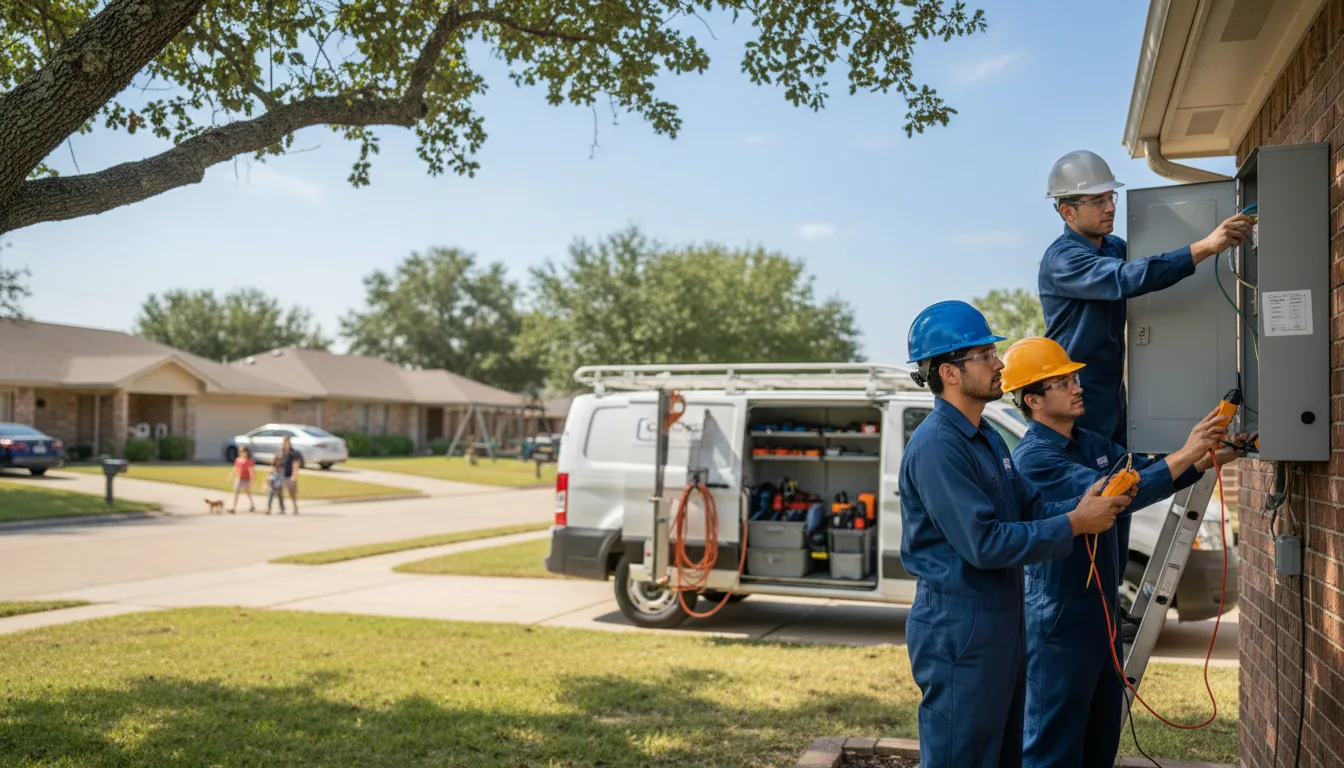 Certified electrician providing emergency electrical services in Chrisman, IL